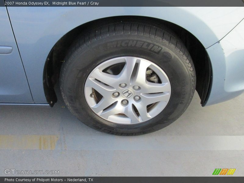Midnight Blue Pearl / Gray 2007 Honda Odyssey EX