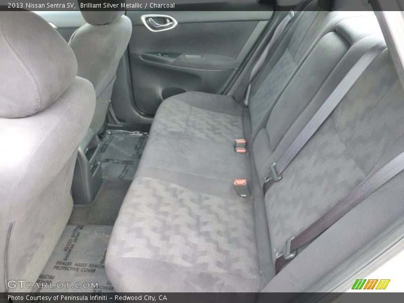 Brilliant Silver Metallic / Charcoal 2013 Nissan Sentra SV