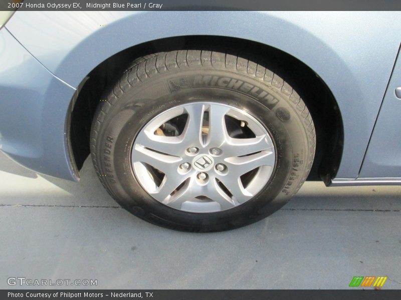 Midnight Blue Pearl / Gray 2007 Honda Odyssey EX