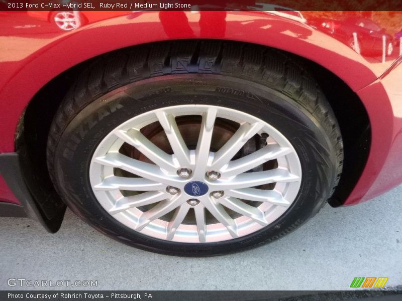 Ruby Red / Medium Light Stone 2013 Ford C-Max Hybrid SEL