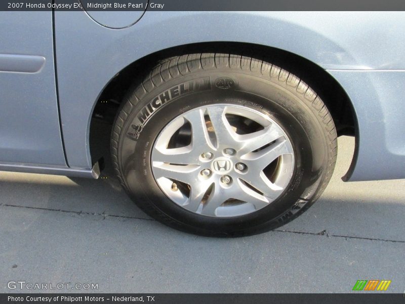 Midnight Blue Pearl / Gray 2007 Honda Odyssey EX