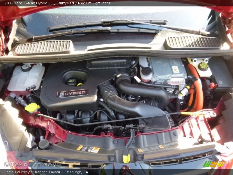 Ruby Red / Medium Light Stone 2013 Ford C-Max Hybrid SEL