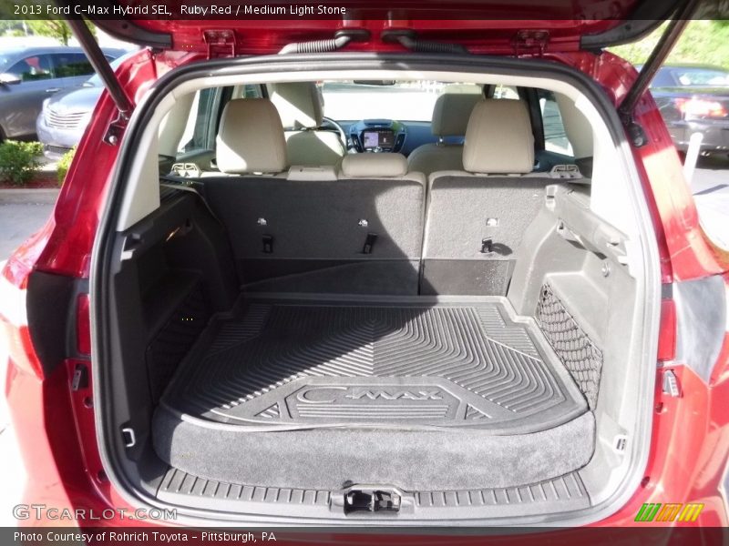 Ruby Red / Medium Light Stone 2013 Ford C-Max Hybrid SEL