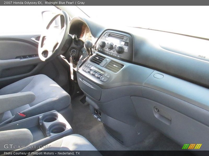 Midnight Blue Pearl / Gray 2007 Honda Odyssey EX