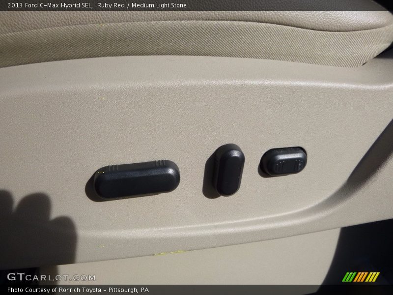 Ruby Red / Medium Light Stone 2013 Ford C-Max Hybrid SEL