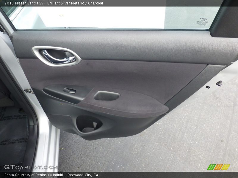Brilliant Silver Metallic / Charcoal 2013 Nissan Sentra SV