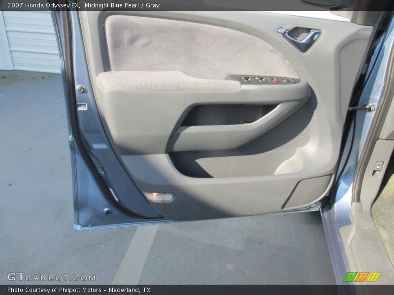 Midnight Blue Pearl / Gray 2007 Honda Odyssey EX