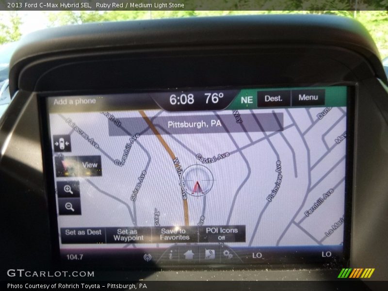 Ruby Red / Medium Light Stone 2013 Ford C-Max Hybrid SEL