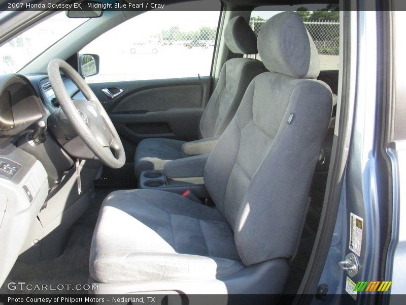 Midnight Blue Pearl / Gray 2007 Honda Odyssey EX