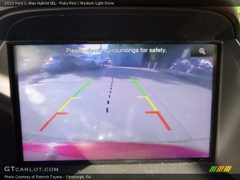 Ruby Red / Medium Light Stone 2013 Ford C-Max Hybrid SEL