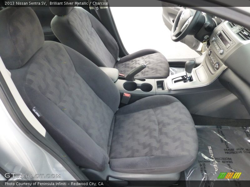Brilliant Silver Metallic / Charcoal 2013 Nissan Sentra SV