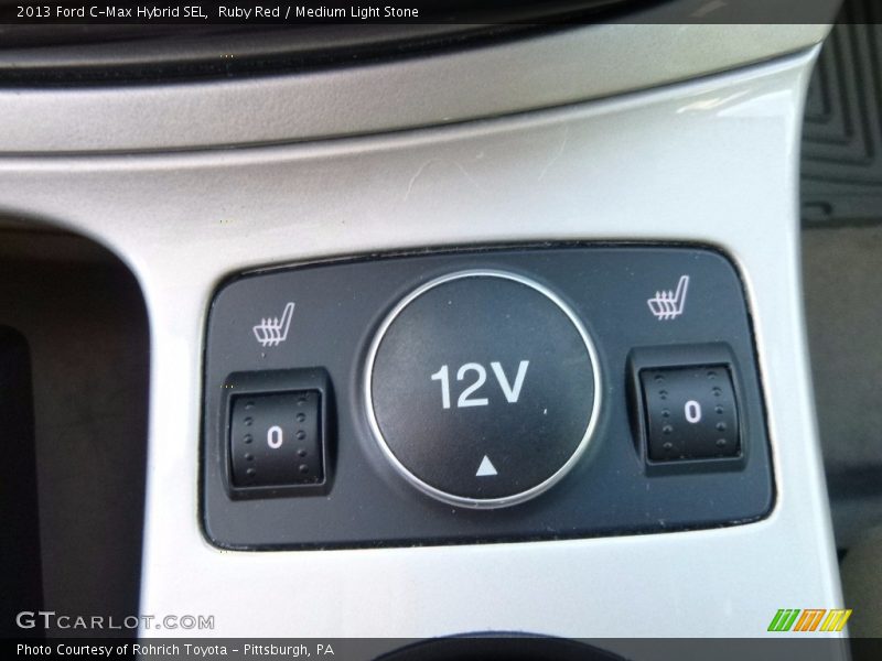 Ruby Red / Medium Light Stone 2013 Ford C-Max Hybrid SEL
