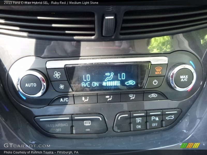 Ruby Red / Medium Light Stone 2013 Ford C-Max Hybrid SEL