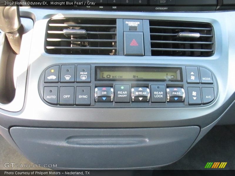 Midnight Blue Pearl / Gray 2007 Honda Odyssey EX