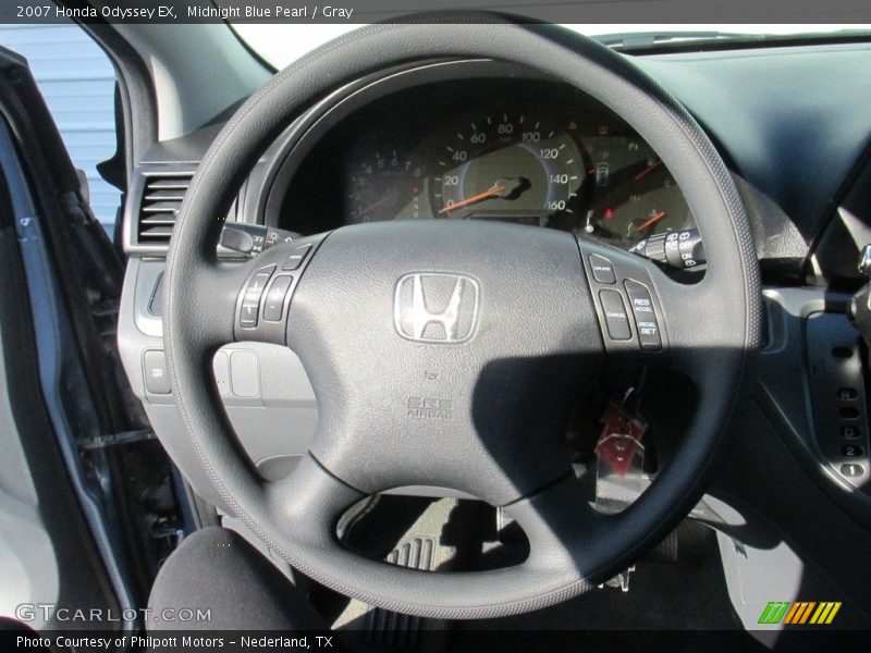 Midnight Blue Pearl / Gray 2007 Honda Odyssey EX