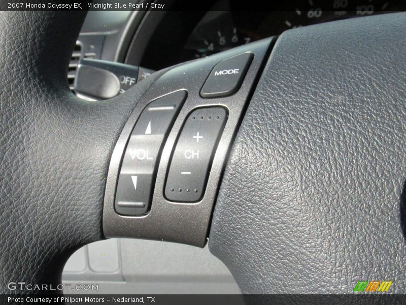 Midnight Blue Pearl / Gray 2007 Honda Odyssey EX