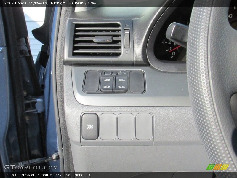 Midnight Blue Pearl / Gray 2007 Honda Odyssey EX