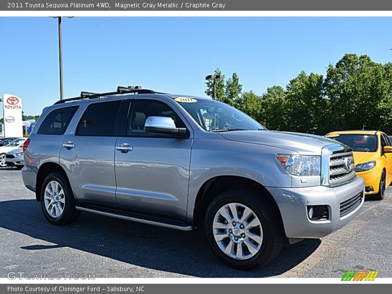 Magnetic Gray Metallic / Graphite Gray 2011 Toyota Sequoia Platinum 4WD