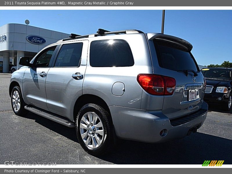 Magnetic Gray Metallic / Graphite Gray 2011 Toyota Sequoia Platinum 4WD