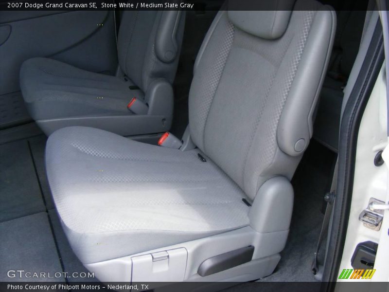 Stone White / Medium Slate Gray 2007 Dodge Grand Caravan SE