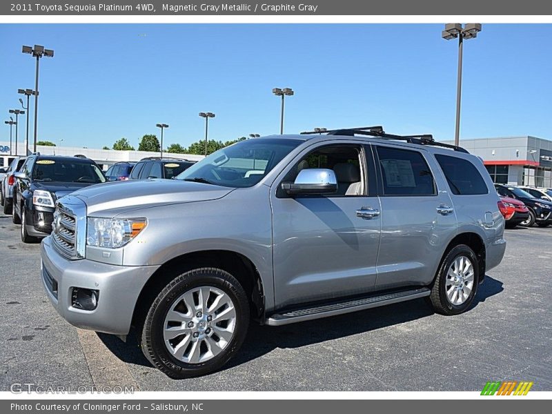 Magnetic Gray Metallic / Graphite Gray 2011 Toyota Sequoia Platinum 4WD