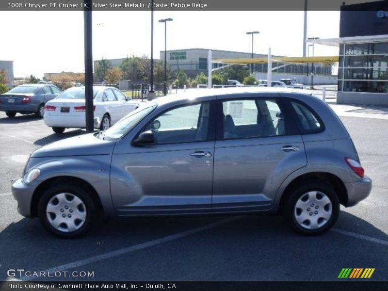 Silver Steel Metallic / Pastel Pebble Beige 2008 Chrysler PT Cruiser LX