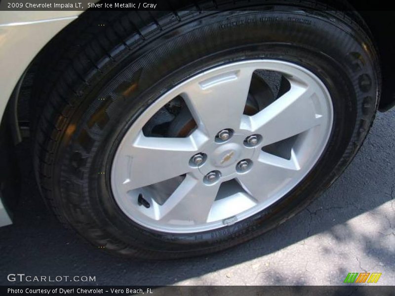 Silver Ice Metallic / Gray 2009 Chevrolet Impala LT