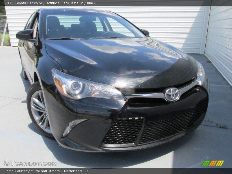 Attitude Black Metallic / Black 2015 Toyota Camry SE