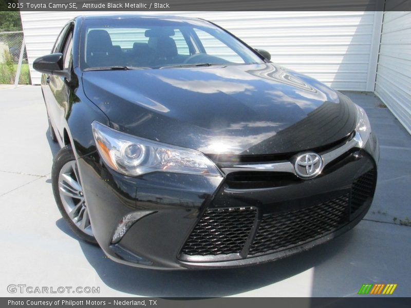 Attitude Black Metallic / Black 2015 Toyota Camry SE