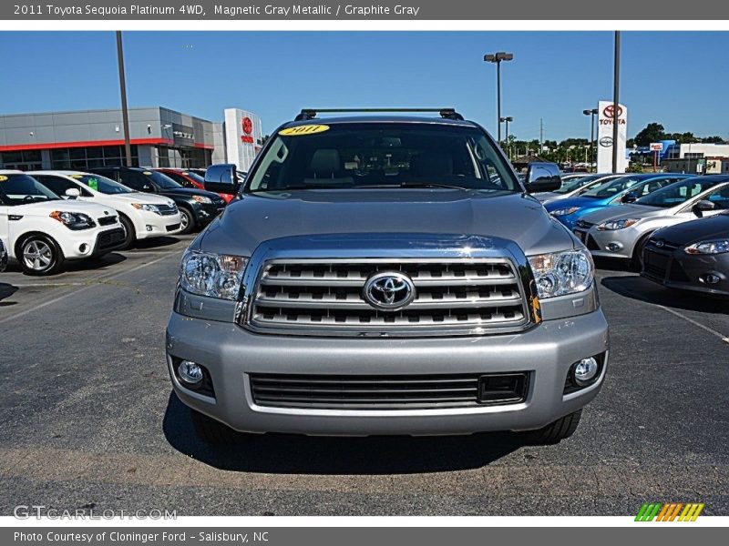 Magnetic Gray Metallic / Graphite Gray 2011 Toyota Sequoia Platinum 4WD