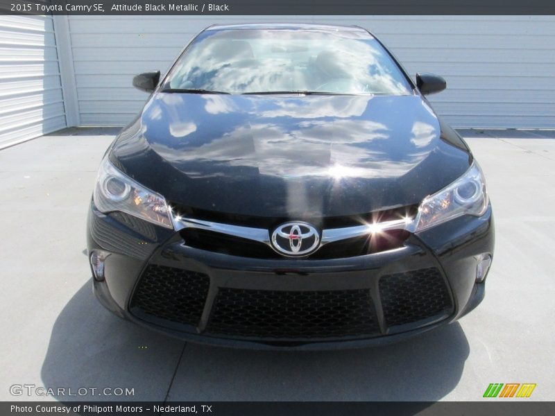 Attitude Black Metallic / Black 2015 Toyota Camry SE