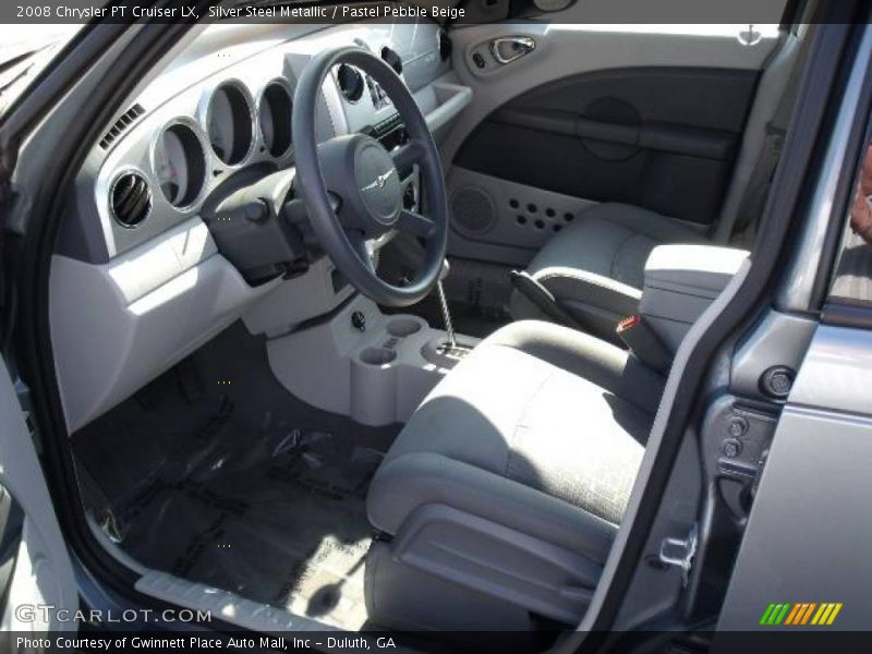 Silver Steel Metallic / Pastel Pebble Beige 2008 Chrysler PT Cruiser LX