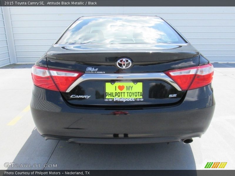Attitude Black Metallic / Black 2015 Toyota Camry SE