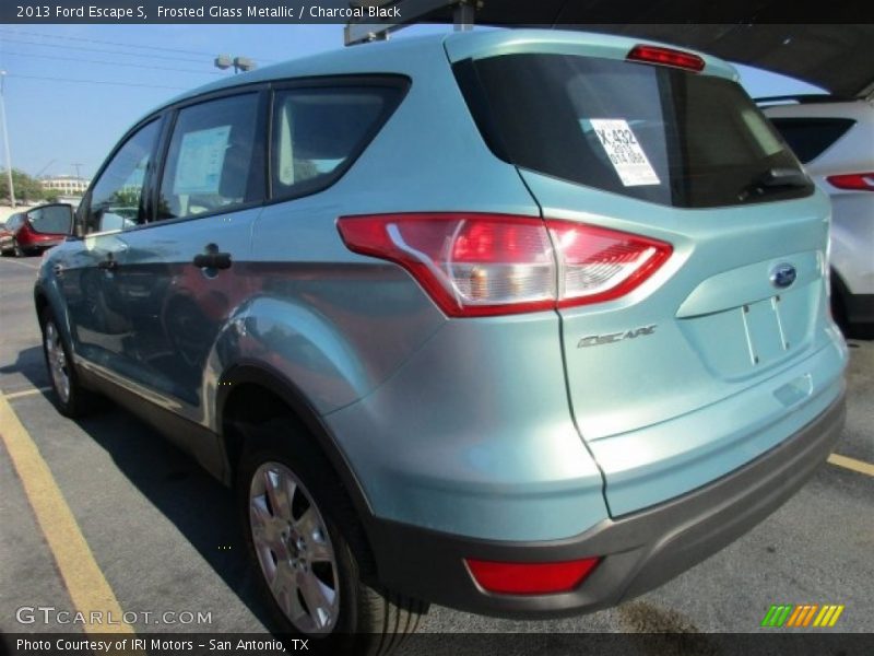 Frosted Glass Metallic / Charcoal Black 2013 Ford Escape S