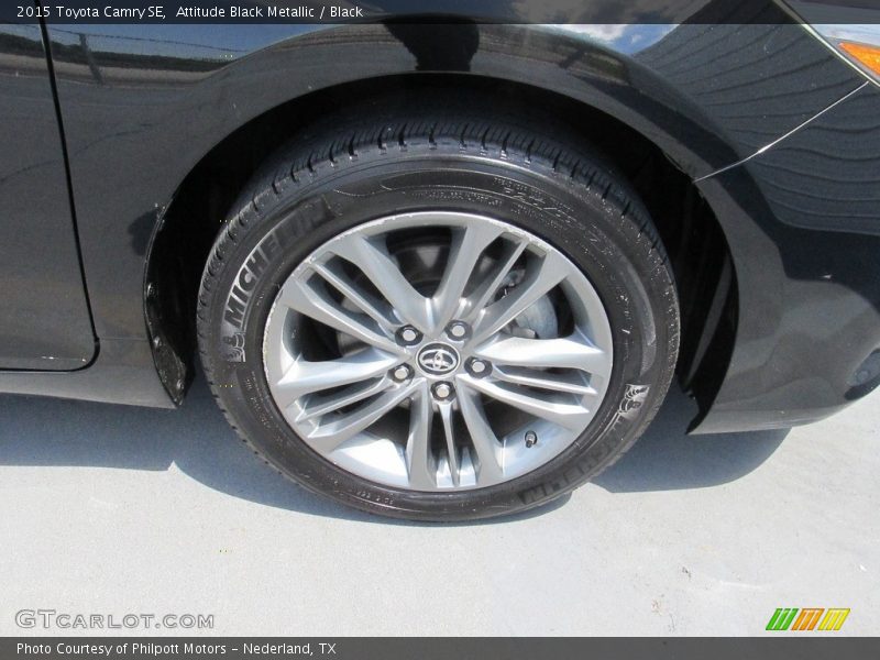 Attitude Black Metallic / Black 2015 Toyota Camry SE