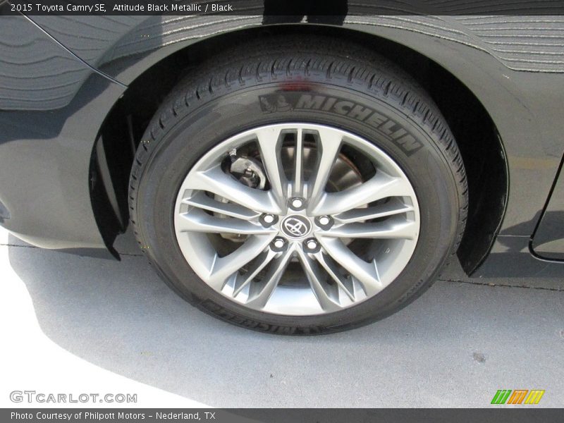 Attitude Black Metallic / Black 2015 Toyota Camry SE