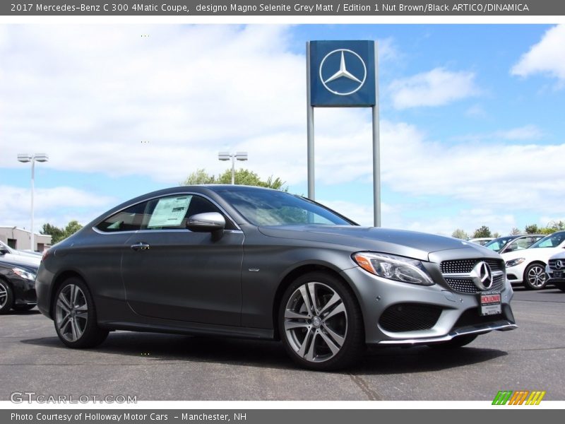 Front 3/4 View of 2017 C 300 4Matic Coupe