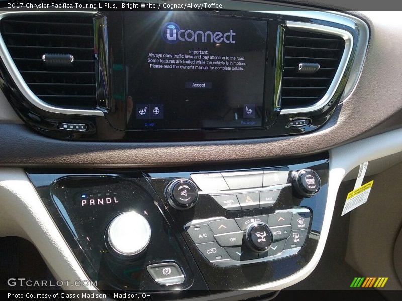Bright White / Cognac/Alloy/Toffee 2017 Chrysler Pacifica Touring L Plus