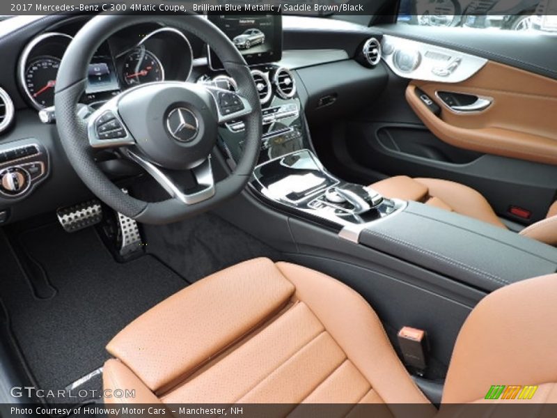 Saddle Brown/Black Interior - 2017 C 300 4Matic Coupe 