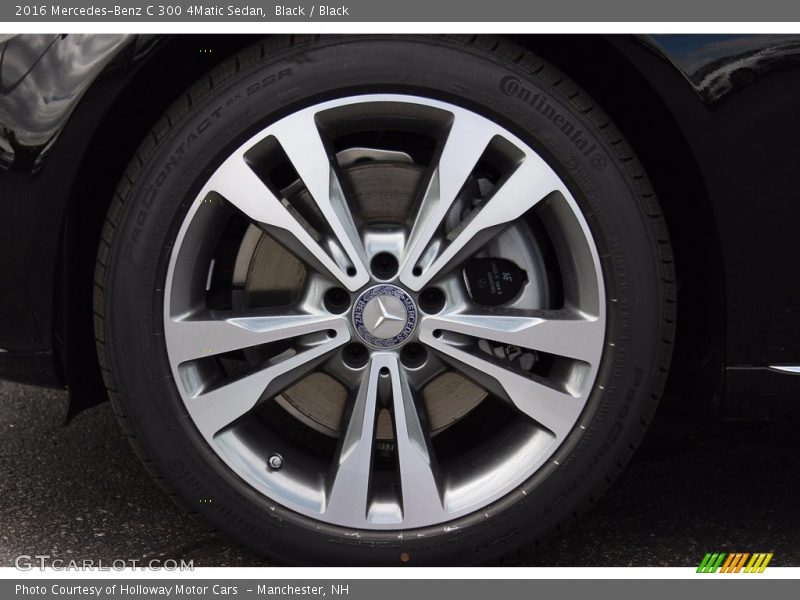 Black / Black 2016 Mercedes-Benz C 300 4Matic Sedan
