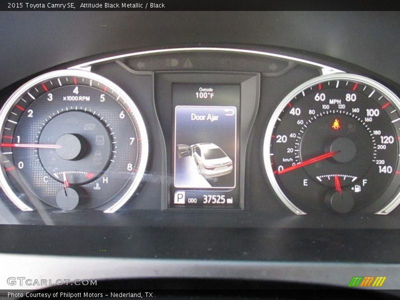 Attitude Black Metallic / Black 2015 Toyota Camry SE