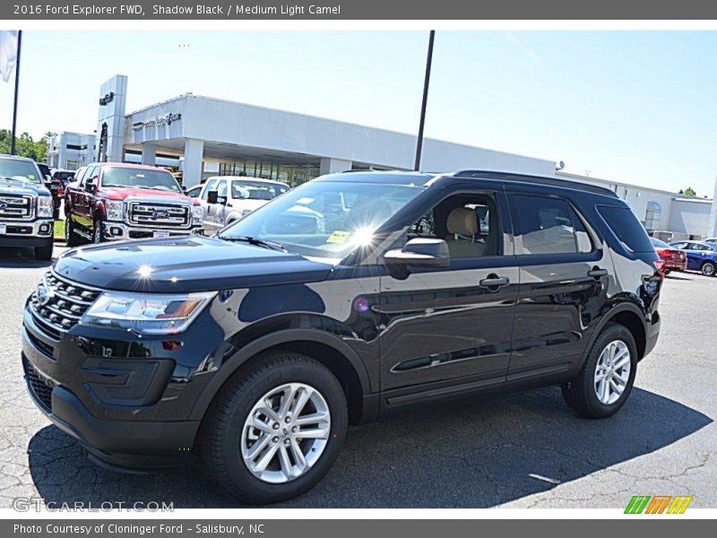 Shadow Black / Medium Light Camel 2016 Ford Explorer FWD
