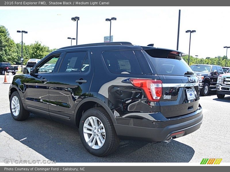 Shadow Black / Medium Light Camel 2016 Ford Explorer FWD
