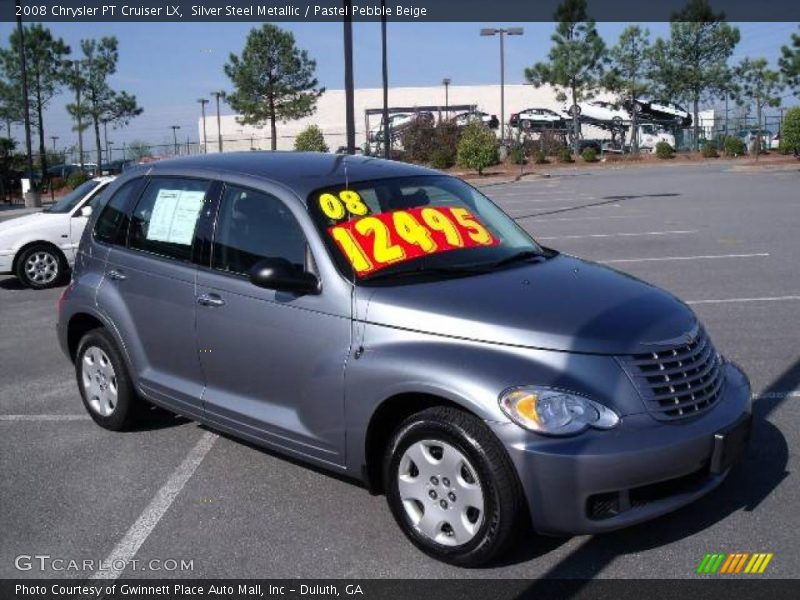 Silver Steel Metallic / Pastel Pebble Beige 2008 Chrysler PT Cruiser LX