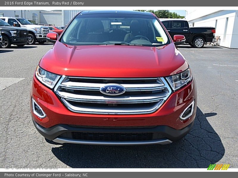 Ruby Red / Ebony 2016 Ford Edge Titanium