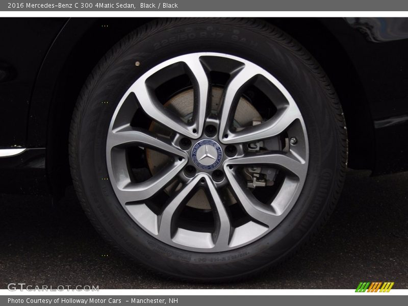 Black / Black 2016 Mercedes-Benz C 300 4Matic Sedan