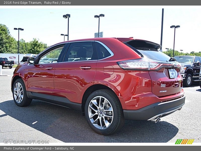 Ruby Red / Ebony 2016 Ford Edge Titanium