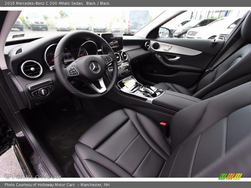 Black / Black 2016 Mercedes-Benz C 300 4Matic Sedan
