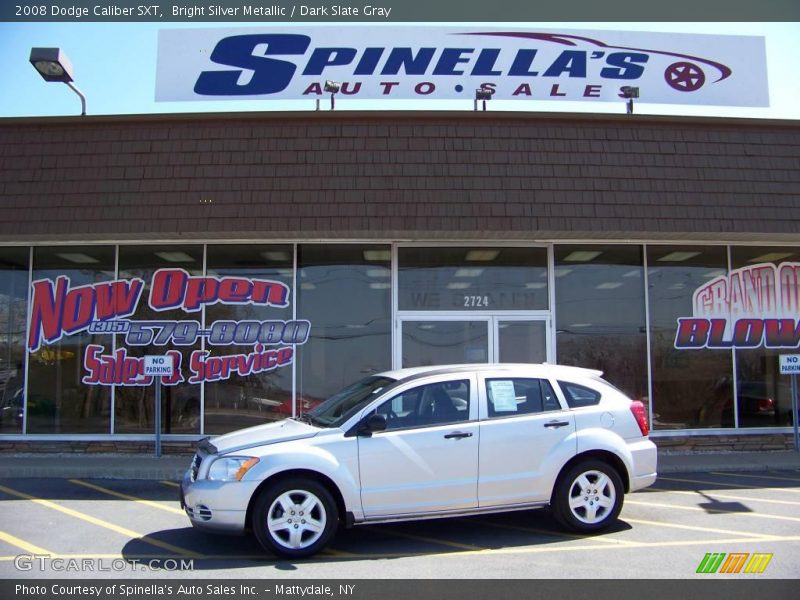 Bright Silver Metallic / Dark Slate Gray 2008 Dodge Caliber SXT