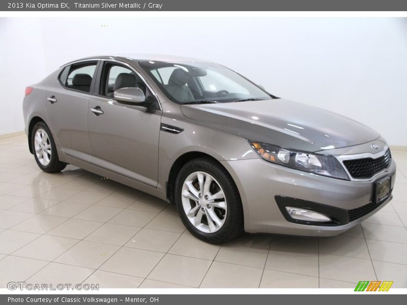 Titanium Silver Metallic / Gray 2013 Kia Optima EX